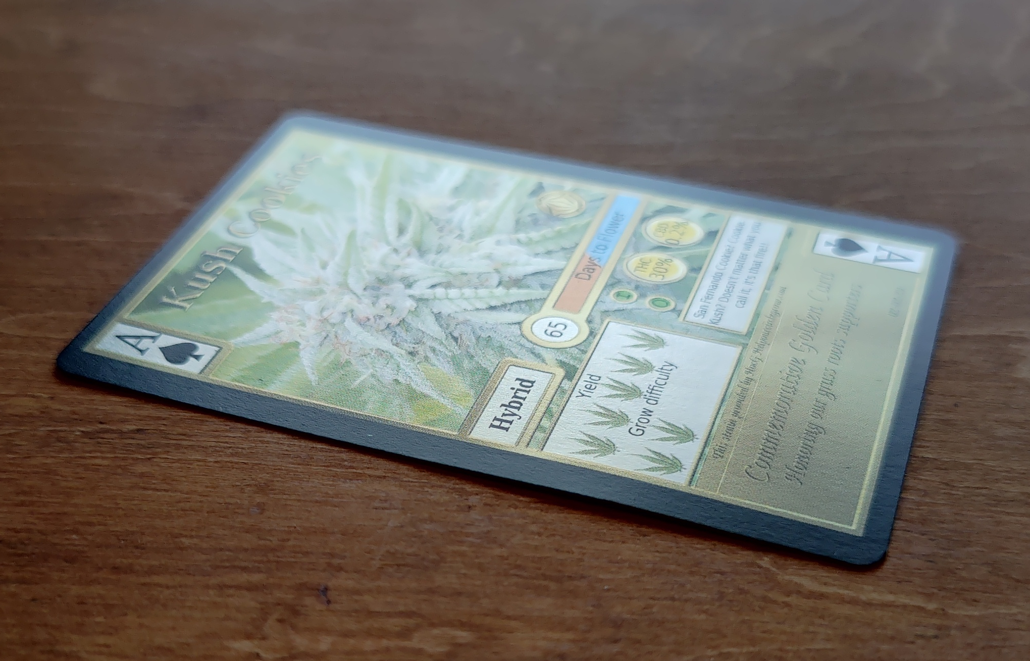 Golden Kush Cookie Card photo 2