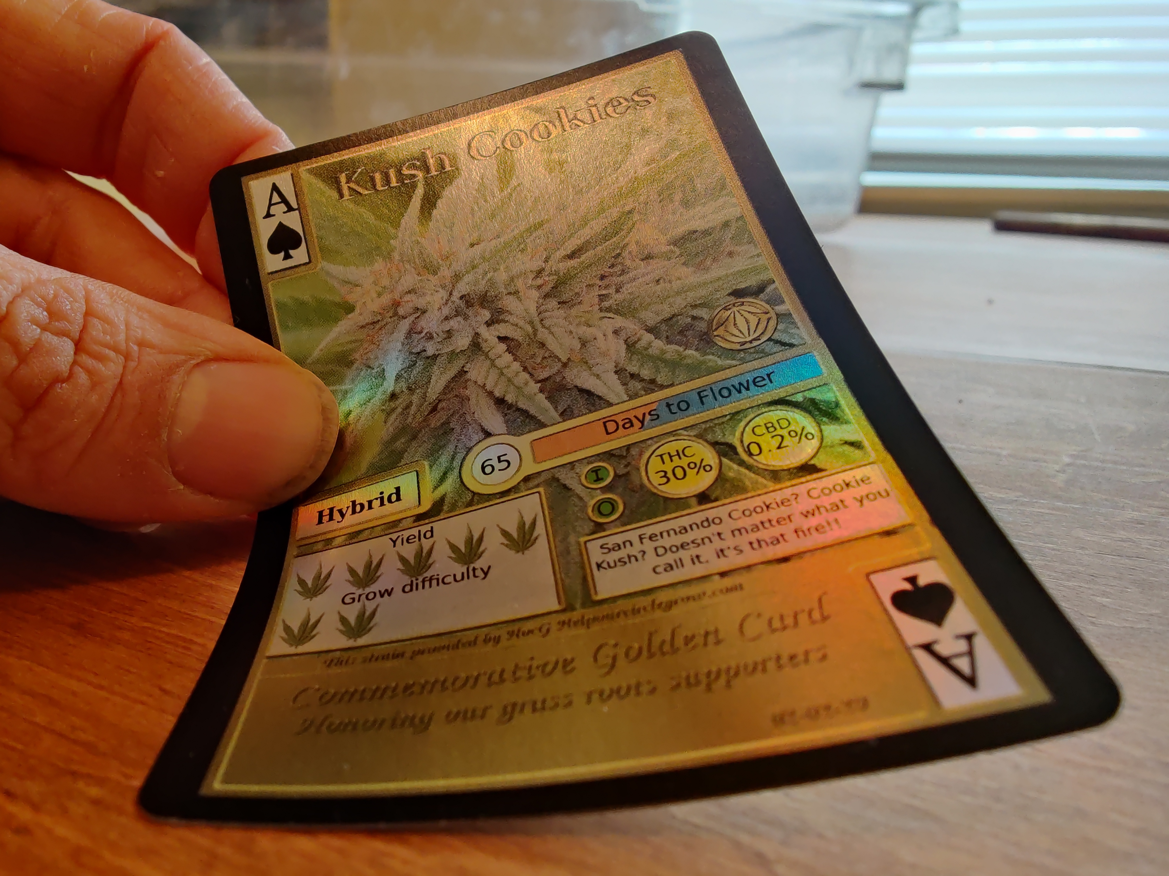 Golden Kush Cookie Card photo 3